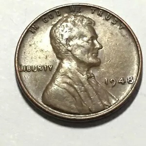 1948 年リンカーン米国 1 セント硬貨