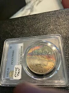1885 o PCGS ms 64 モンスタートーン モルガンダラー マイリストをチェックしてください