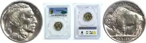 1915 5C バッファロー ニッケル PCGS MS-66 CAC