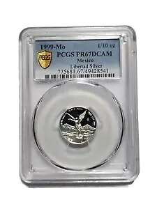 メキシコ 1999 リベルタ プルーフ 1/10 オンザ シルバー PCGS PF67 600 ミンテージ スカース｜WORLD RESOURCE【KING店】