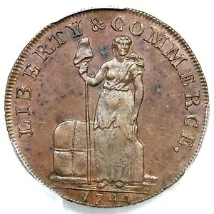 1794 Fuld-2 R-2 PCGS MS 62 BN ニューヨーク、レットエッジ タルボット アラム & リー セント トークン｜WORLD RESOURCE【KING店】 397,485円