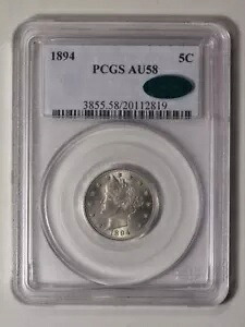 1894 5C リバティ ニッケル PCGS AU58 (CAC)｜WORLD RESOURCE【KING店】 224,950円
