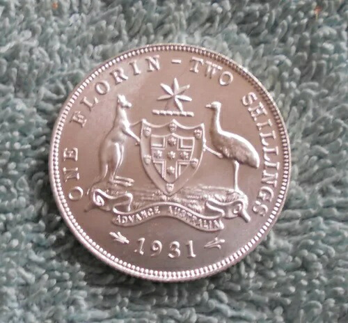 #BK。品質 1931 年オーストラリア。シルバー 2 シリング / フロリン コイン & 開封済み証明書｜WORLD RESOURCE【KING店】