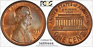 1971-P 1C PGCS DDO MS64RB 33 トップ 50 バリエーション - TrueView - RicksCafeAmerican.com