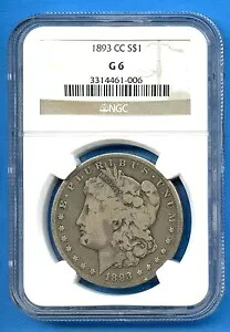 1893 CC NGC G06 モルガン ドル $1 US ミント レア キー デイト シルバー コイン 1893-CC G-6｜WORLD RESOURCE【KING店】
