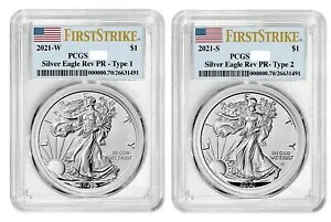 アメリカン イーグル 2021 シルバー リバース プルーフ デザイナー エディション 2 コイン PCGS PF69