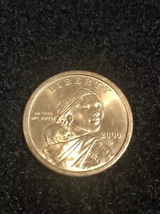 2000 D -SACAGAWEA 1 ドル コイン 米国リバティ ゴールド カラー｜WORLD RESOURCE【KING店】
