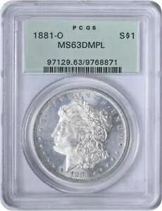 1881-O モーガン シルバー ダラー MS63DMPL PCGS｜WORLD RESOURCE【KING店】