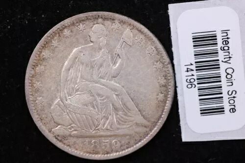 1859-O 着席リバティ ハーフダラー、手頃な価格の収集価値のある流通コイン #14196｜WORLD RESOURCE【KING店】