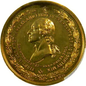 1876 初戦 - マグナ エスト ベリタス メダル PCGS MS 64