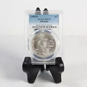 1983 オリンピック ドル PCGS MS70 ***タイ牧師のスタッシュ*** #0136400 184,800円