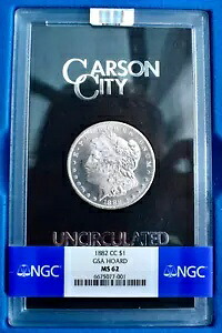 1882 CC GSA モルガン シルバー ダラー NGC MS62 米国|WORLD RESOURCE【KING店】