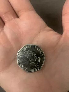 50ペンス ピーター・ラビットの物語 50ペンス コイン 2017 50ペンス ベアトリクス・ポター｜WORLD RESOURCE【KING店】