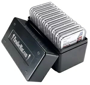2019 1オンス シルバー イーグル NGC MS70 米国製 ホルダー 10 パック ブラック ケース付き