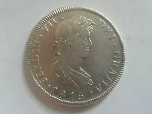 1815 8 REALES フェルディナンド 7 世 グアテマラ NG-M ?? 大変お世話になりました ?? AU+ 詳細
