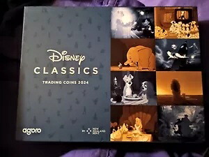 ディズニー クラシック トレーディング コイン 2024 ニュージーランド造幣局シール アゴロ