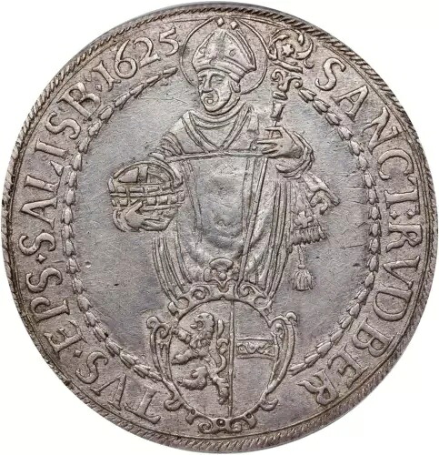 1625 Salsburg Paris Von LODRON シルバー テーラー KM87 DAV-3504 PCGS AU 詳細