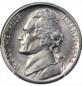 PCGS 1938 ジェファーソン ニッケル 5c MS67FS フルステップ｜WORLD RESOURCE【KING店】