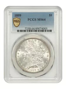 1899 $1 PCGS MS64 - モルガン ドル - セミキー P-ミント｜WORLD RESOURCE【KING店】