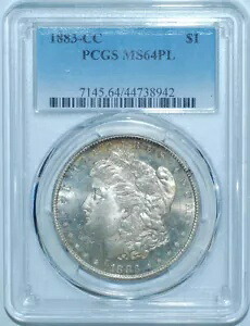 1883 CC PCGS MS64PL プルーフライク カーソンシティ モーガン ドル｜WORLD RESOURCE【KING店】