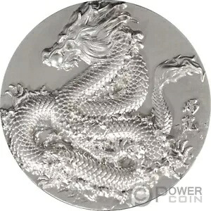 ドラゴントーチ オリジナル シルバー 5オンス シルバー コイン 18888 フランシス チャド 2024｜WORLD RESOURCE【KING店】