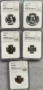 1955 5 コイン プルーフ セット PF68 NGC