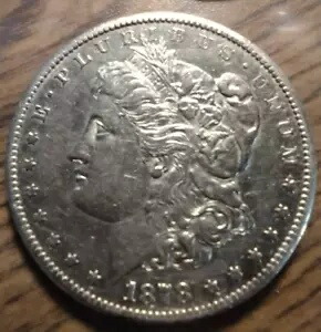 1878-CC 「フレッシュ」ローエステート コイン ***モーガン ドル*** L@@K AT THE PICTURES #308