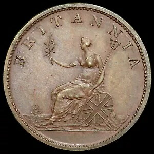 ジョージ 3 世、1760 ～ 1820 年。青銅製のプルーフ ハーフペニー、1806 年。｜WORLD RESOURCE【KING店】