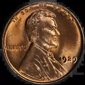 1929-P リンカーン セント PCGS MS66+ RD ブレイジング フル レッド ジェム ストロング ストライク 232,650円