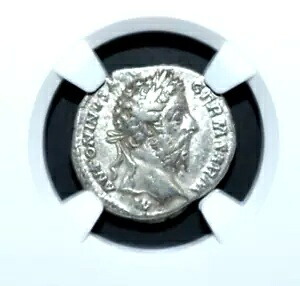 マルクス・アウレリウス、AD 161-180、アル・デナリウス、NGC、ストライク 5/5、(341)