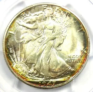 1947-D ウォーキング リバティ ハーフダラー 50C コイン - PCGS MS67 認定 - 2,150 ドル相当