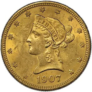 1907年 アメリカ 10ドルイーグル金貨|WORLD RESOURCE【KING店】