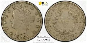 1885 P ニッケル リバティ ヘッド PCGS XF-40