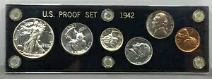 1942 米国プルーフ セット キャピタル ホルダー ~ 6 - コイン プルーフ セット 470,360円