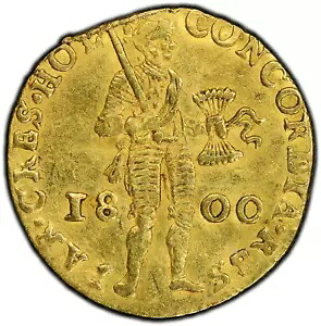 1800 ドゥカット KM-11.2 オランダ、スター ゴールド コインなし - PCGS 認定
