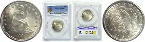 1891 25C シーテッド リバティ クォーター PCGS MS-65