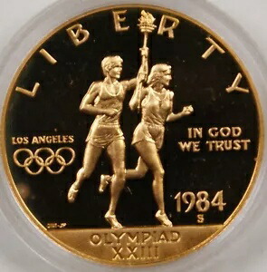 1984-S オリンピック 10 ドル プルーフ記念金貨