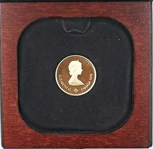 1976 年カナダ オリンピック 100 ドル 1/2 オンス ゴールド プルーフ記念コイン発行時