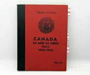 カナダの 20 セント硬貨と 25 セント硬貨 1858 年から 1936 年まで、Library of Coin Vol.63 パート 1 に掲載｜WORLD RESOURCE【KING店】
