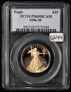 1996-W G$25 1/2 オンス ゴールド アメリカン イーグル プルーフ - PCGS PR 69 DCAM - SKU-G2188|WORLD RESOURCE【KING店】