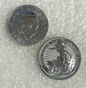 2023 イギリス 1 オンス シルバー ブリタニア (チャールズ 3 世) コイン (50 ロール)｜WORLD RESOURCE【KING店】