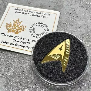 2016 デルタ $200 カナダ 1/2 オンス 金貨 クイーン エリザベス 2 世 ? スタートレック|WORLD RESOURCE【KING店】
