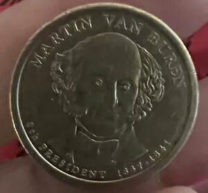 マーティン・ヴァン・ビューレン・ドル硬貨1837年～1841年。 2008p コインの側面｜WORLD RESOURCE【KING店】