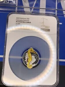 2020 ソロモン諸島 $2 ガラパゴス タツノオトシゴのジャイアンツ 1 オンス 0.9999 シルバー PAMP｜WORLD RESOURCE【KING店】