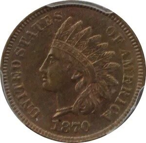 1870 MS65BN インディアン ヘッド ペニー、PCGS 84019745｜WORLD RESOURCE【KING店】 603,240円