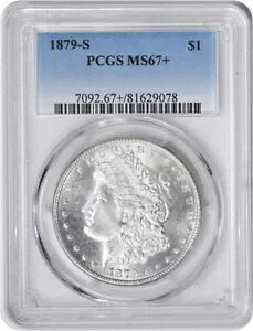 1879-S モーガン シルバー ダラー MS67+ PCGS｜WORLD RESOURCE【KING店】