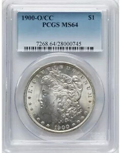 1900-O/CC $1 VAM-12 オーバーミントマーク モルガン ドル PCGS MS64｜WORLD RESOURCE【KING店】