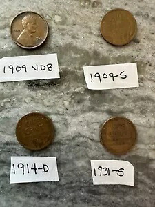 リンカーン ヘッド セント コレクション 1909-1975 コンプリート、1909S VDB XF 45 BN 付き。写真を参照。|WORLD RESOURCE【KING店】