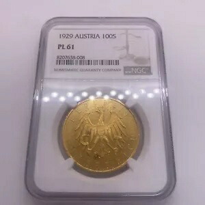 1929 100 シリング ゴールド オーストリア コイン NGC PL61 PL 61 ミントステート ゴールド コイン MS61 PL｜WORLD RESOURCE【KING店】