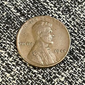 1944 年リンカーン ウィート ペニー ミント 1 セント コイン リム エラー「L」リバティ 1C